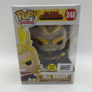 Funko POP! Animation My Hero Academia Vinyl Figure ALL MIGHT [Glow in Dark] #248 FRENLY BRICKS - Open 7 Days