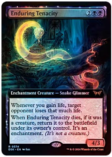 Enduring Tenacity Extended Art Duskmourn: House of Horror FOIL #: 0374 FRENLY BRICKS - Open 7 Days