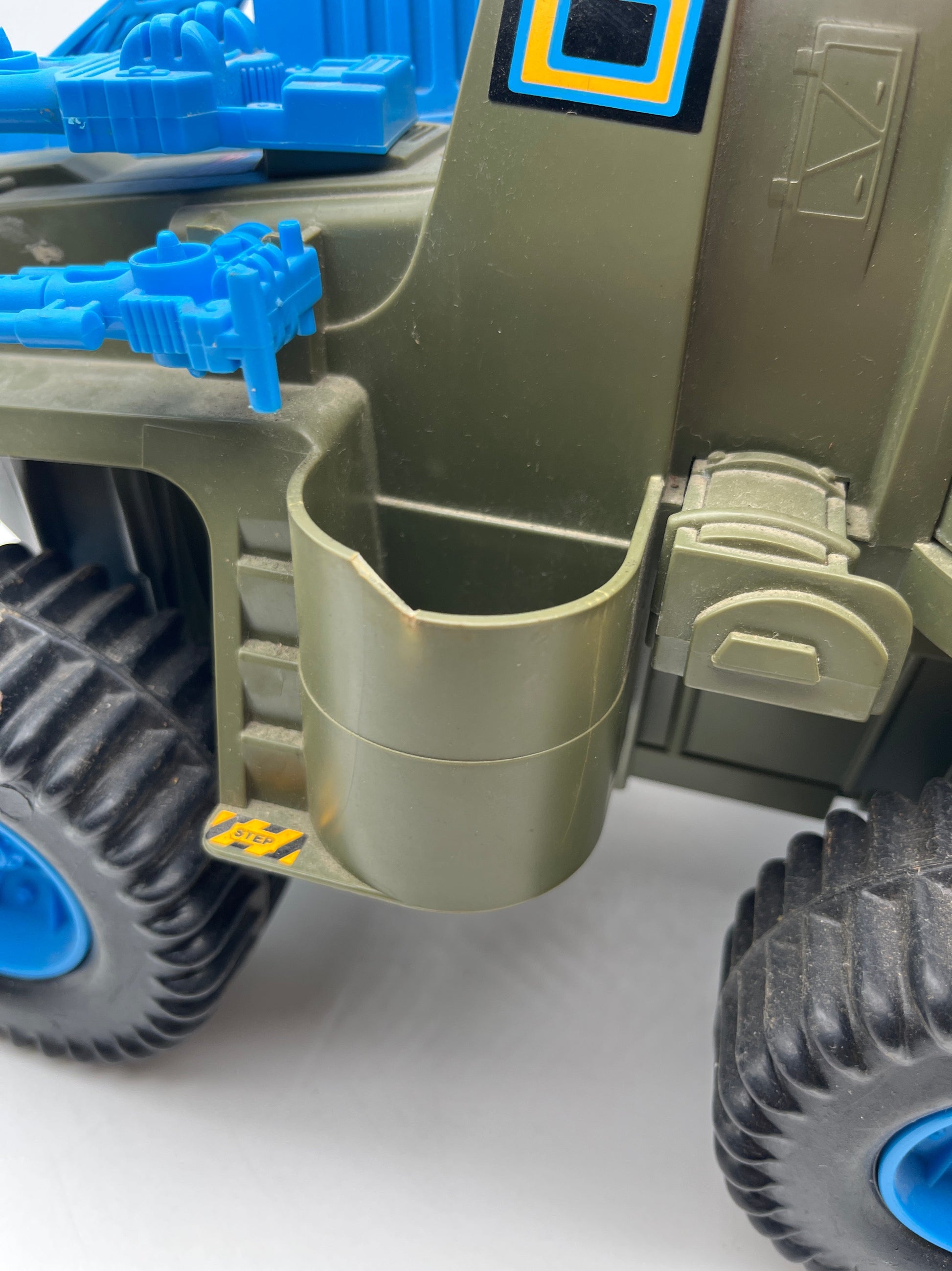 Vintage 1990 Hasbro G.I. Joe "Battle Wagon" Vehicle with Launcher and missiles FRENLY BRICKS - Open 7 Days