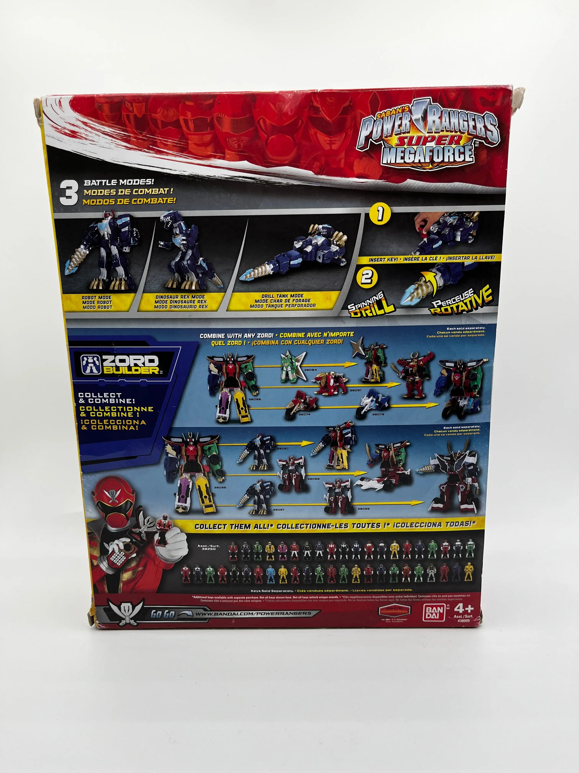 Power Rangers Super Megaforce Q Rex Megazord Action Figure Bandai FRENLY BRICKS - Open 7 Days