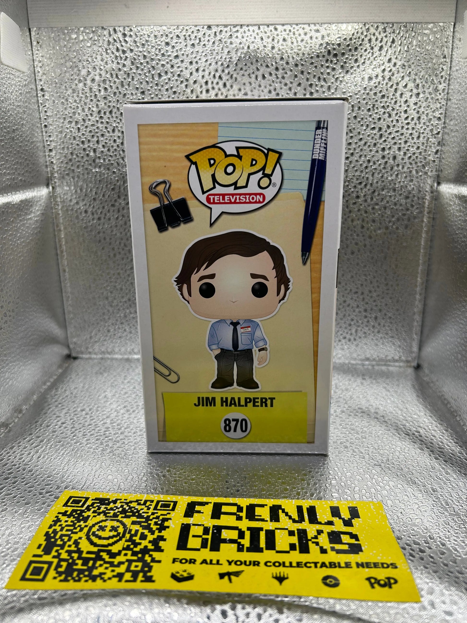 Pop Vinyl Tv #870 Jim Halpert Chase FRENLY BRICKS - Open 7 Days