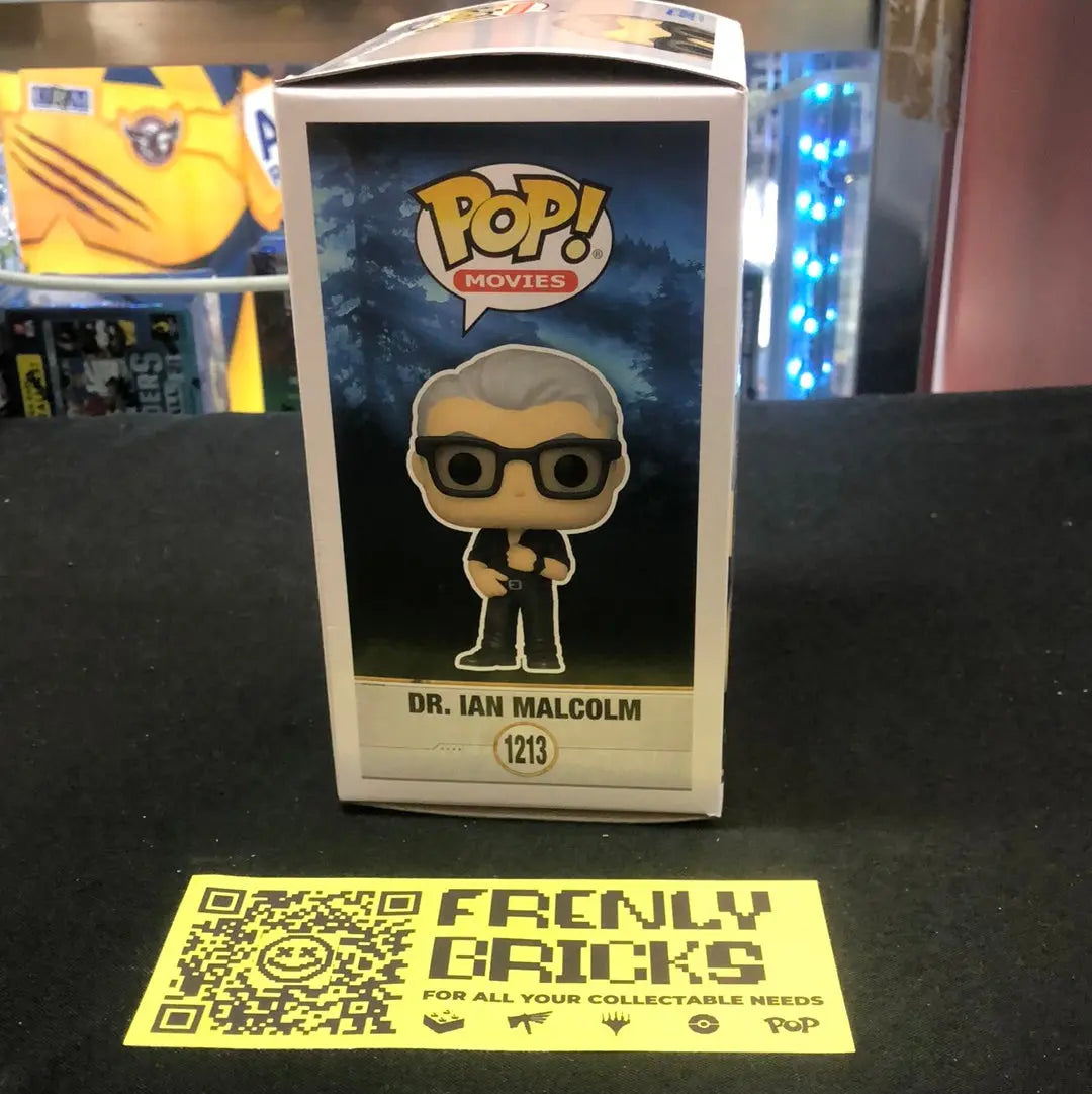 Funko POP! Movies : Jurassic World #1213 - Dr. Ian Malcolm - Jeff Goldblum FRENLY BRICKS - Open 7 Days