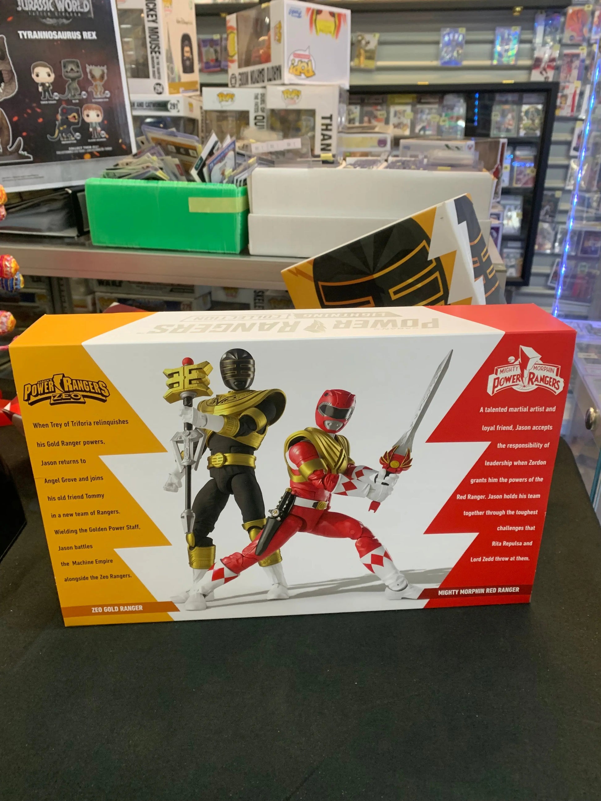 Power Rangers Lightning Collection Red and Zeo Gold SDCC Exclusive Hasbro FRENLY BRICKS - Open 7 Days