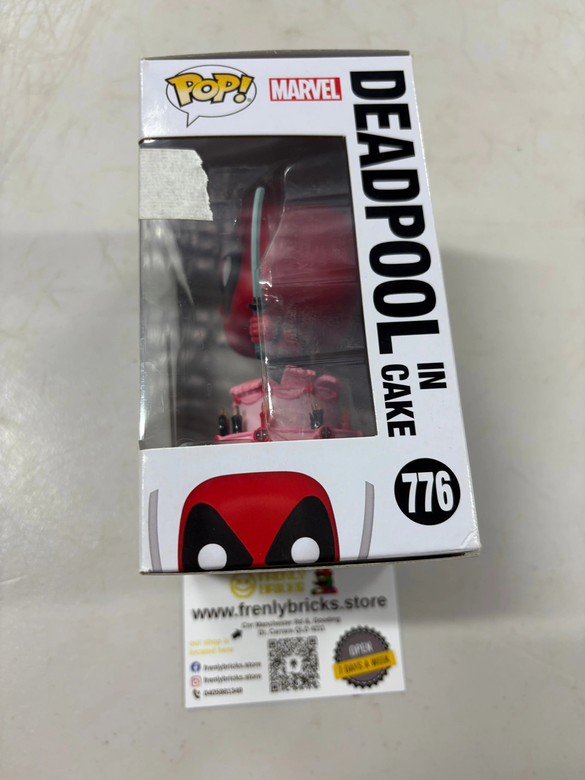 Funko Pop Vinyl #776 Marvel DeadPool FRENLY BRICKS - Open 7 Days