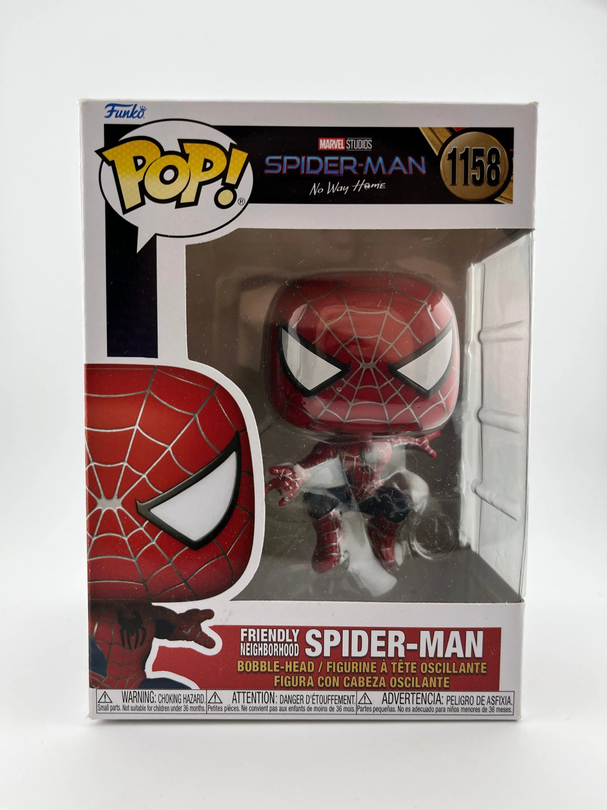Funko POP! Marvel Spider-Man No Way Home - Friendly Neighbourhood Spider-Man #1158 FRENLY BRICKS - Open 7 Days