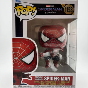 Funko POP! Marvel Spider-Man No Way Home - Friendly Neighbourhood Spider-Man #1158 FRENLY BRICKS - Open 7 Days