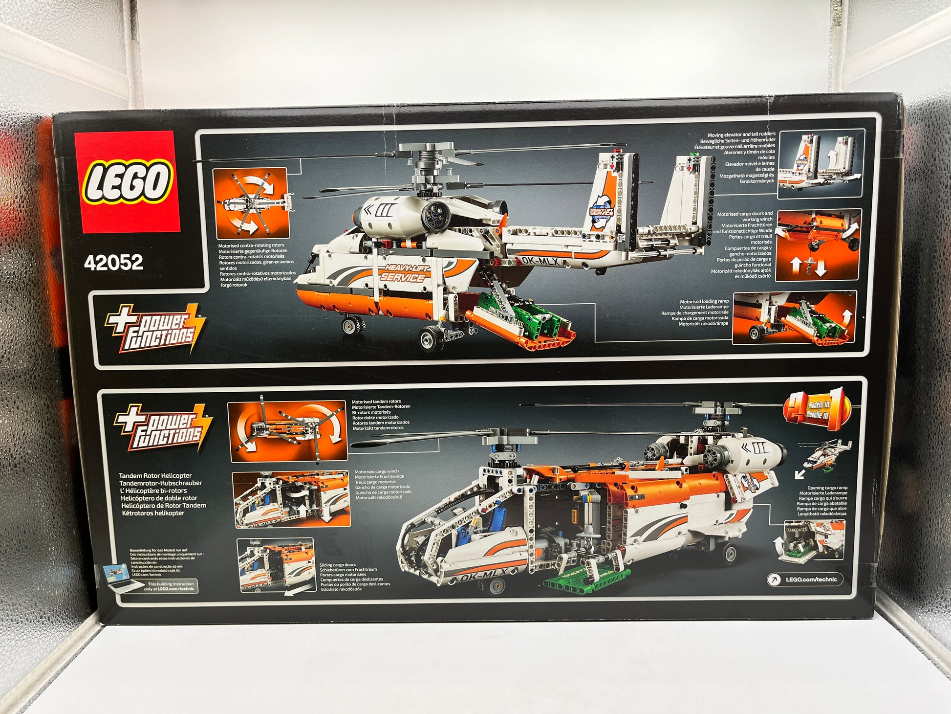 Lego Technic 2in1 Heavy Lift Helicopter 2016 - 42052 - Sealed