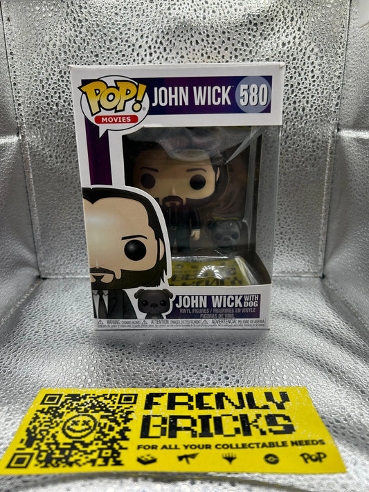 Pop Vinyl John Wick With Dog 580 FRENLY BRICKS - Open 7 Days