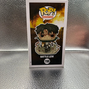 Funko pop Vinyl #1169 Attack On Titan Battle Levi FRENLY BRICKS - Open 7 Days