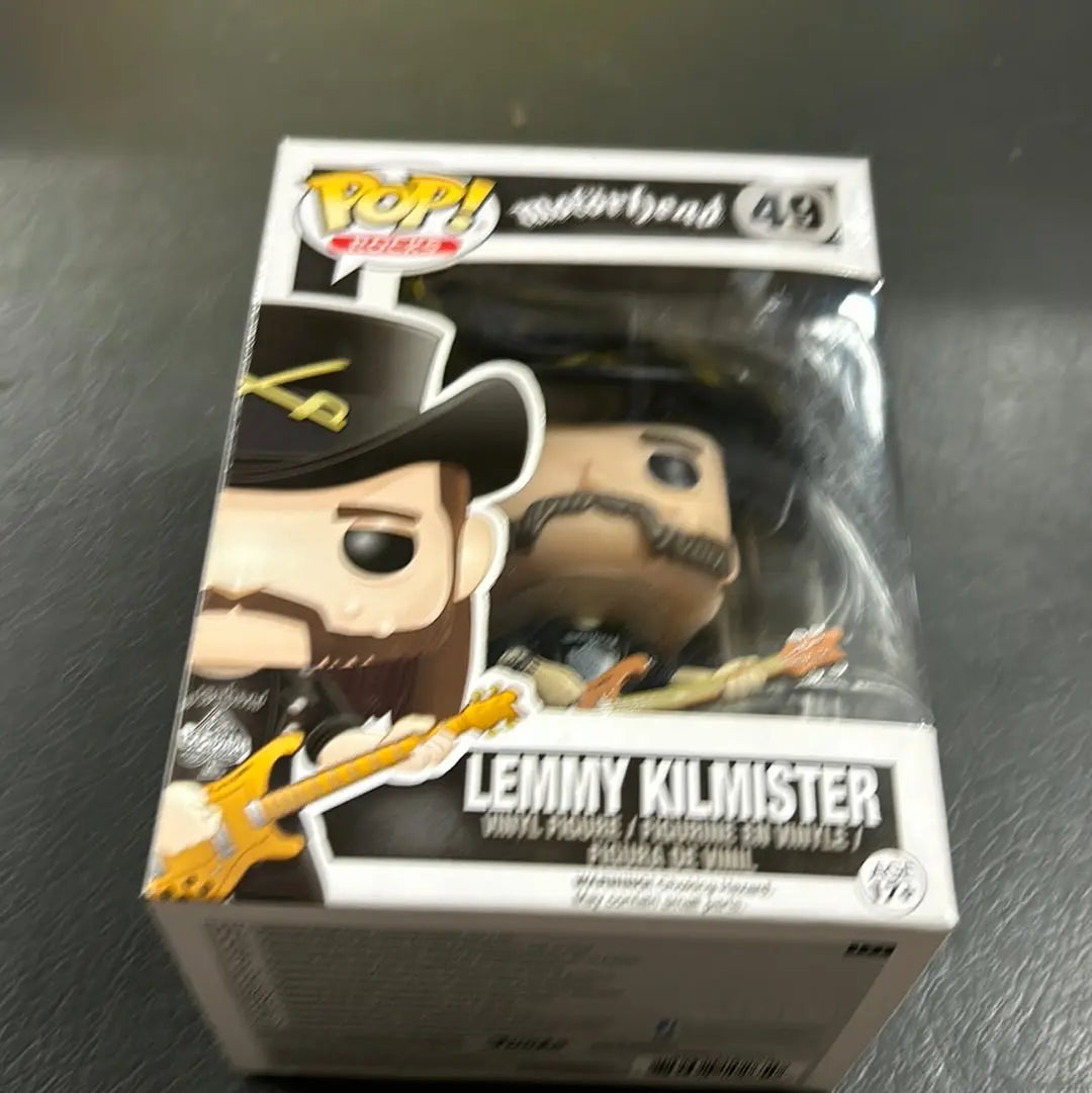 LEMMY KILMISTER #49 Motorhead POP VINYL FRENLY BRICKS - Open 7 Days