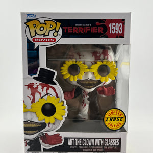 Funko POP! Movies Terrifier - Art The Clown With Glasses #1593 - Chase Limited Edition FRENLY BRICKS - Open 7 Days