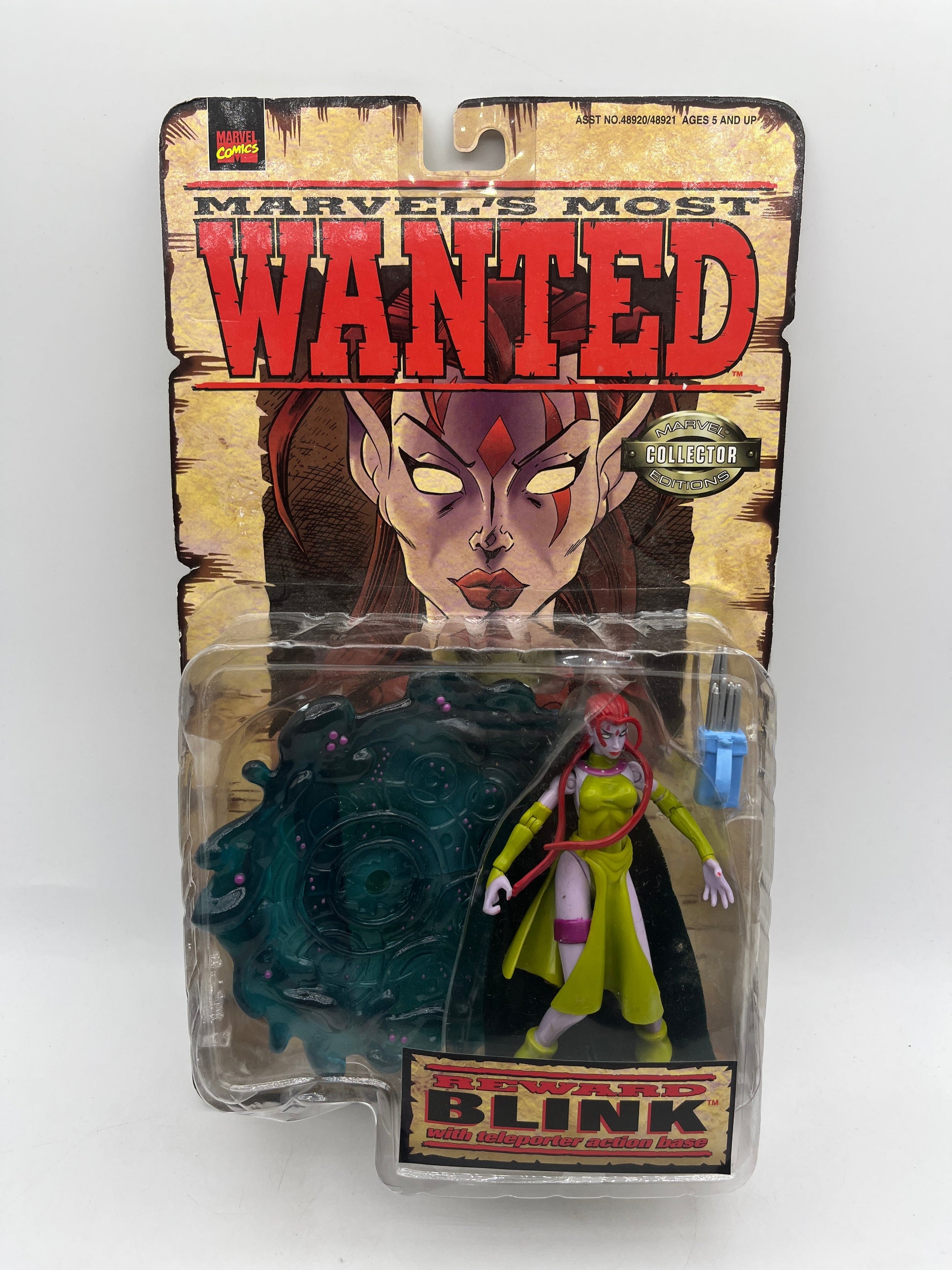 Marvel Collector Editions Marvel's Most Wanted - Blink Action Figure FRENLY BRICKS - Open 7 Days