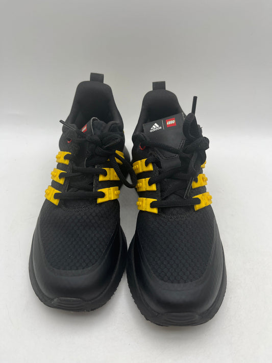 Kids Adidas x LEGO® Racer TR X Yellow & Black Shoes Size Y2 USED FRENLY BRICKS - Open 7 Days