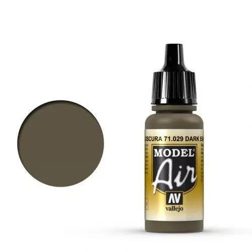 Vallejo Model Air 18ml - 71.029 Dark Earth FRENLY BRICKS - Open 7 Days
