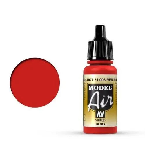Vallejo Model Air 18ml - 71.003 Red RLM23 FRENLY BRICKS - Open 7 Days