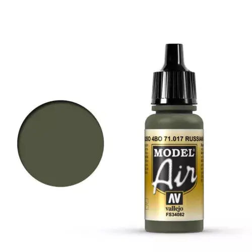 Vallejo Model Air 18ml - 71.017 Russian Green 4BO