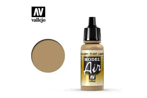 Vallejo Model Air 18ml - 71.027 Light Brown FRENLY BRICKS - Open 7 Days