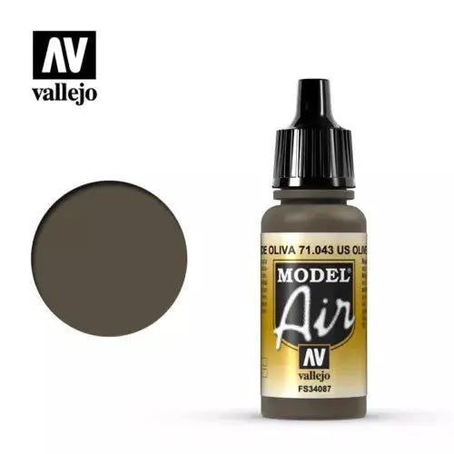 Vallejo Model Air 18ml - 71.043 US Olive Drab