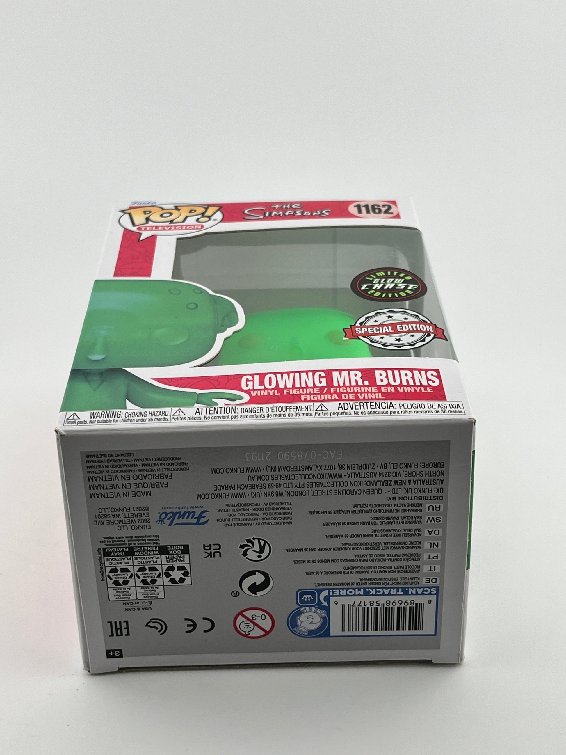 Funko POP! Television the Simpsons - Glowing Mr. Burns #1162 - Glow Chase Edition Special Edition FRENLY BRICKS - Open 7 Days