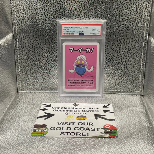 2023 Pokémon Old Maid Inkay Super High Tension GEM MT 10 PSA 10 FRENLY BRICKS - Open 7 Days