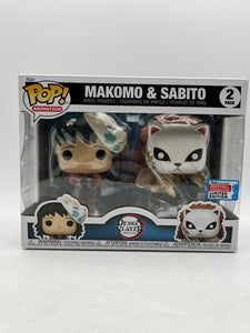 Funko POP! Anime Demon Slayer Makomo & Sabito 2-Pack 2023 NYCC Exclusive Vaulted