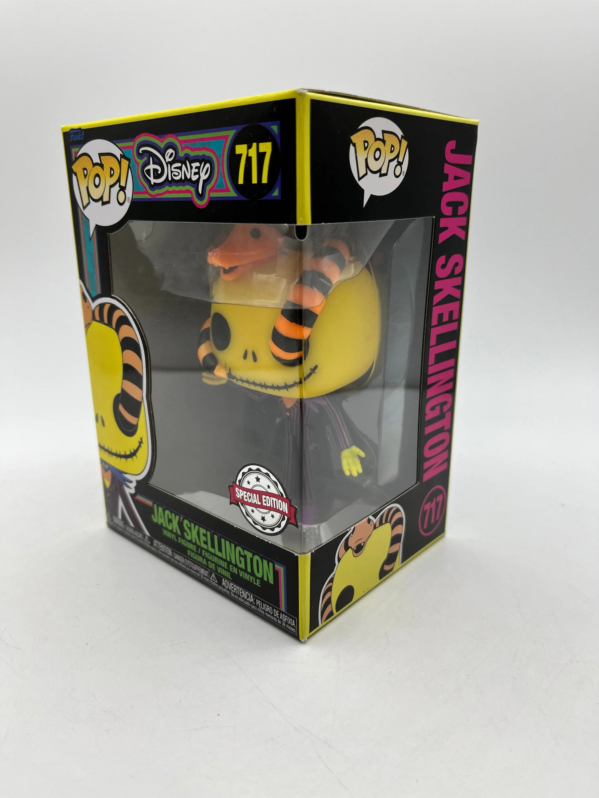 Funko POP! Disney Nightmare Before Christmas - Jack Skellington #717 Blacklight Edition FRENLY BRICKS - Open 7 Days