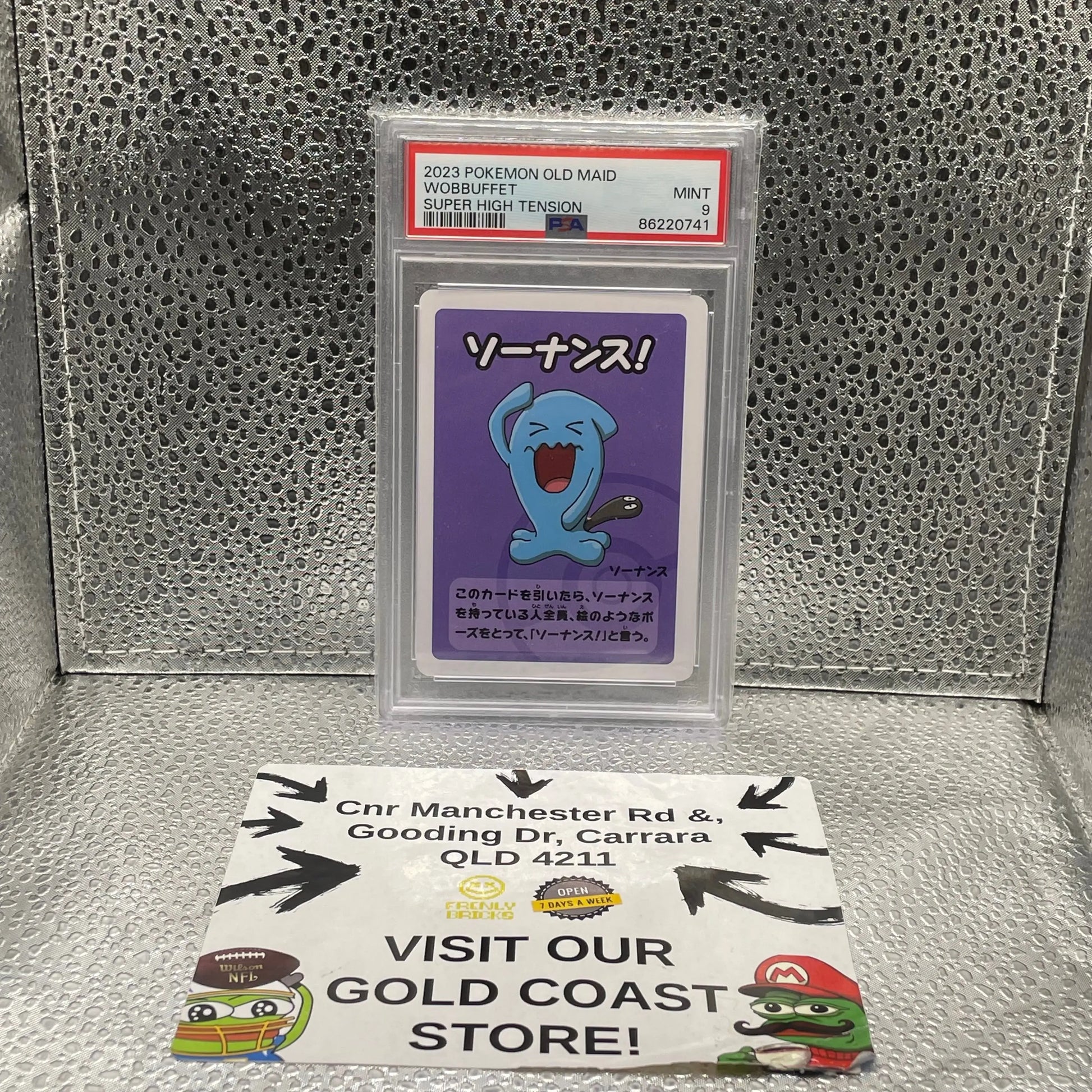 Wobbuffet Super High Tension 2023 Pokémon Old Maid Mint 9 PSA 9 FRENLY BRICKS - Open 7 Days