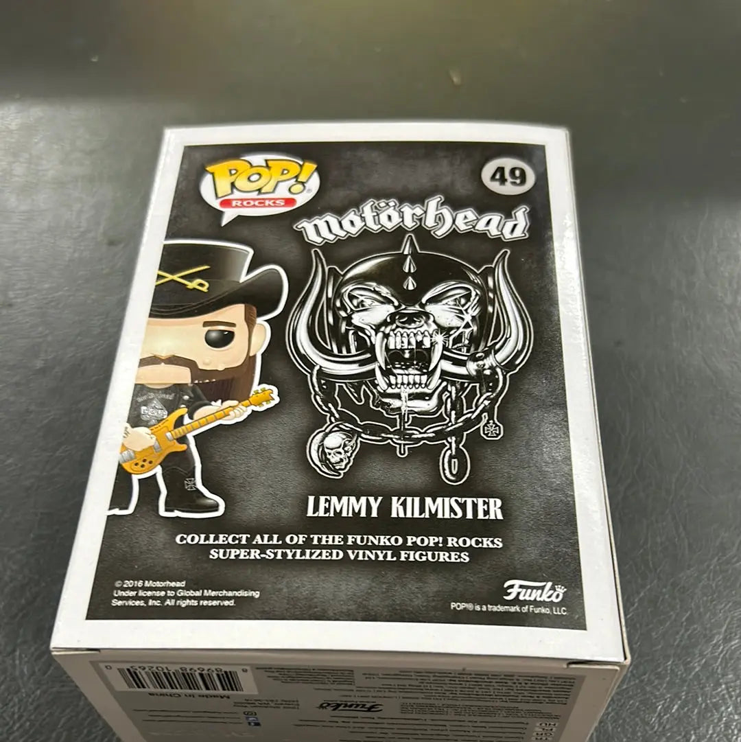 LEMMY KILMISTER #49 Motorhead POP VINYL FRENLY BRICKS - Open 7 Days