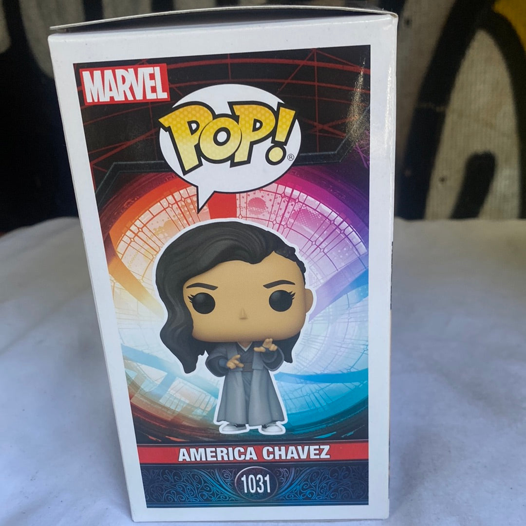 Funko POP! America Chavez #1031 FRENLY BRICKS - Open 7 Days