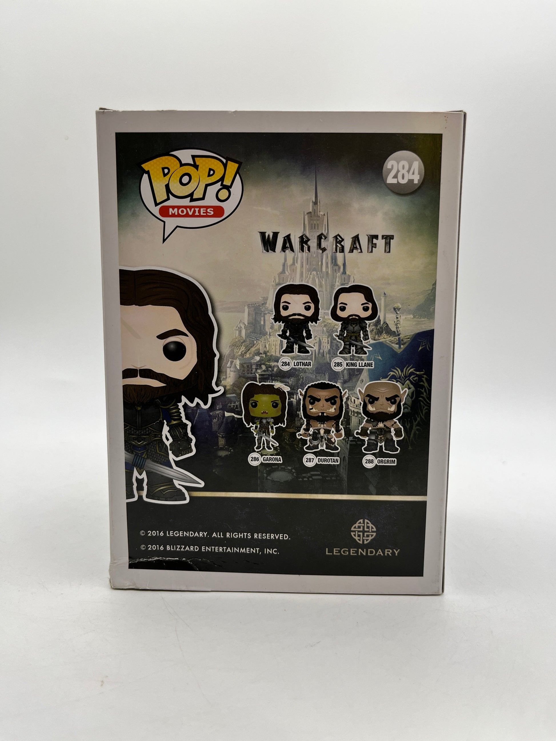 Funko POP! Movies Warcraft - Lothar #284 - Vinyl Collectable FRENLY BRICKS - Open 7 Days