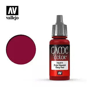 Vallejo Game Colour Acrylic Paint 17ml - 72.011 Gory Red FRENLY BRICKS - Open 7 Days