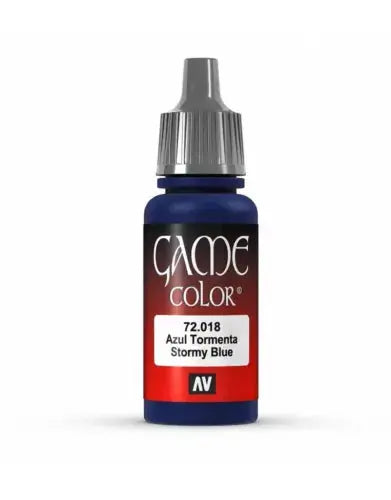 Vallejo Game Colour Acrylic Paint 17ml - 72.018 Stormy Blue FRENLY BRICKS - Open 7 Days
