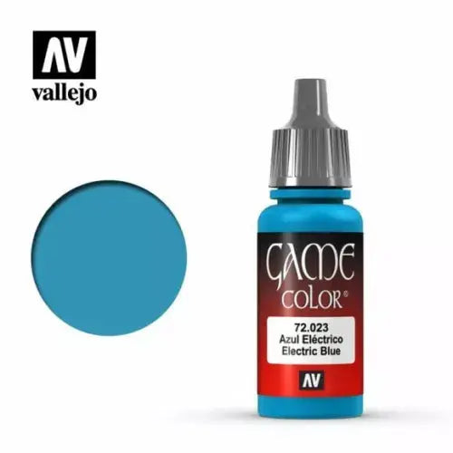 Vallejo Game Colour Acrylic Paint 17ml - 72.023 Electric Blue FRENLY BRICKS - Open 7 Days