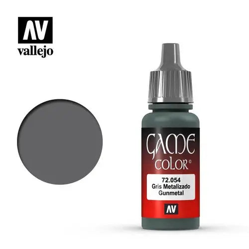 Vallejo Game Colour Acrylic Paint 17ml - 72.054 Gunmetal FRENLY BRICKS - Open 7 Days