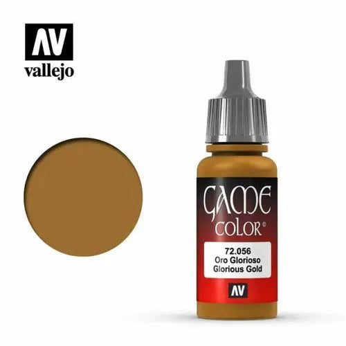 Vallejo Game Colour Acrylic Paint 17ml - 72.056 Glorious Gold FRENLY BRICKS - Open 7 Days