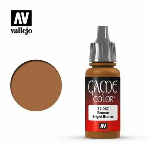 Vallejo Game Colour Acrylic Paint 17ml - 72.057 Bright Bronze FRENLY BRICKS - Open 7 Days