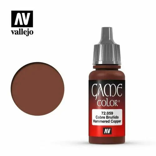 Vallejo Game Colour Acrylic Paint 17ml - 72.059 Hammered Copper FRENLY BRICKS - Open 7 Days