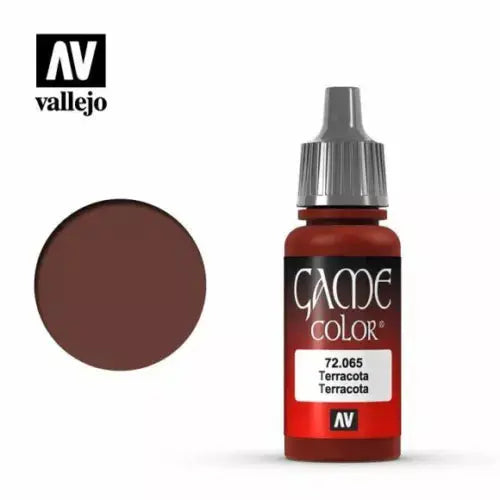 Vallejo Game Colour Acrylic Paint 17ml - 72.065 Terracotta FRENLY BRICKS - Open 7 Days