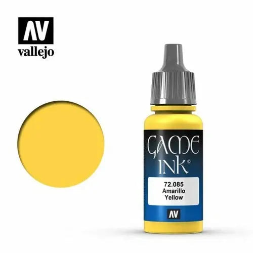 Vallejo Game Colour Fantasy Game Ink 17ml - 72.085 Yellow FRENLY BRICKS - Open 7 Days
