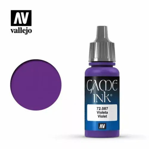 Vallejo Game Colour Fantasy Game Ink 17ml - 72.087 Violet FRENLY BRICKS - Open 7 Days