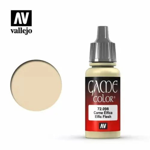 Vallejo Game Colour Acrylic Paint 17ml - 72.098 Elfic Flesh FRENLY BRICKS - Open 7 Days