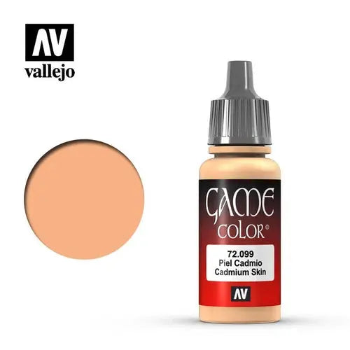 Vallejo Game Colour Acrylic Paint 17ml - 72.099 Cadmium Skin FRENLY BRICKS - Open 7 Days