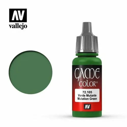 Vallejo Game Colour Acrylic Paint 17ml - 72.105 Mutation Green FRENLY BRICKS - Open 7 Days