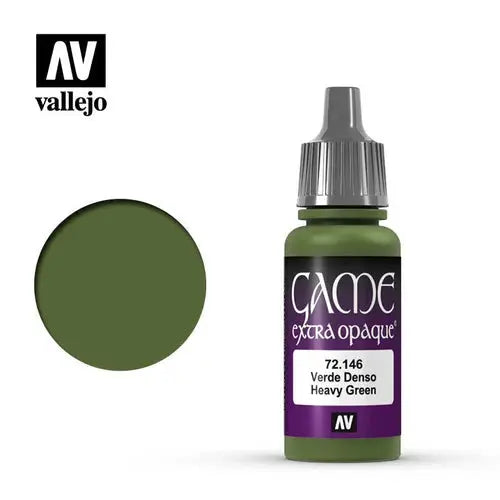 Vallejo Game Colour Fantasy Extra Opaque 17ml - 72.146 Heavy Green FRENLY BRICKS - Open 7 Days