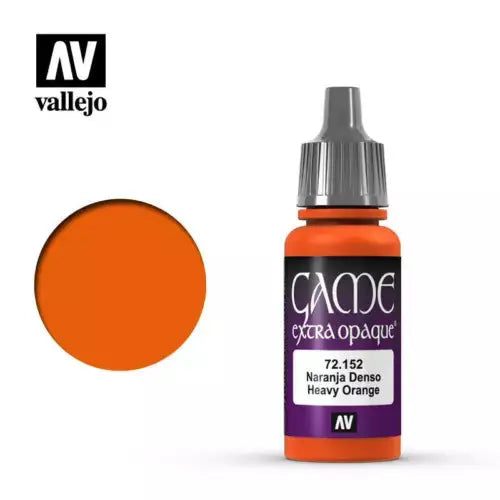 Vallejo Game Colour Fantasy Extra Opaque 17ml - 72.152 Heavy Orange FRENLY BRICKS - Open 7 Days