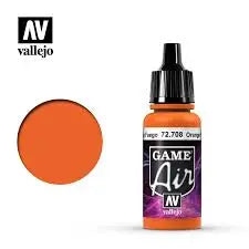 Vallejo Fantasy Colours Game Air 17ml - 72.708 Orange Fire FRENLY BRICKS - Open 7 Days