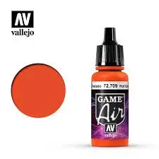 Vallejo Fantasy Colours Game Air 17ml - 72.709 Hot Orange FRENLY BRICKS - Open 7 Days