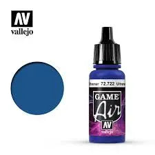 Vallejo Fantasy Colours Game Air 17ml - 72.722 Ultramarine Blue FRENLY BRICKS - Open 7 Days