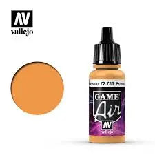 Vallejo Fantasy Colours Game Air 17ml - 72.736 Bronze Fleshtone FRENLY BRICKS - Open 7 Days
