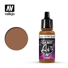 Vallejo Fantasy Colours Game Air 17ml - 72.757 Bright Bronze FRENLY BRICKS - Open 7 Days